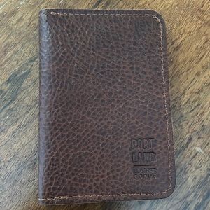 Portland Leather Passport Case - Cognac - new - never used.